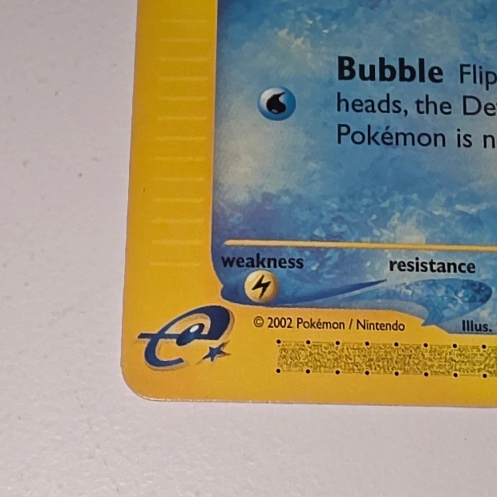 Pokemon Horsea 84/147 Aquapolis e-Reader Common Card 2002 Vintage TCG